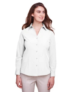 UltraClub Ladies Bradley Performance Woven Shirt -Thread Logic Store UltraClub Ladies Bradley Performance Woven Shirt White S 19