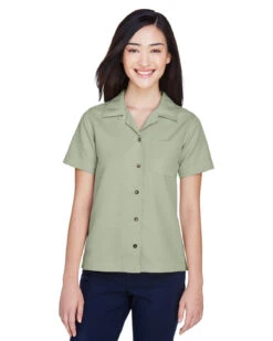 UltraClub Ladies Cabana Breeze Camp Shirt -Thread Logic Store UltraClub Ladies Cabana Breeze Camp Shirt Sage XS 7