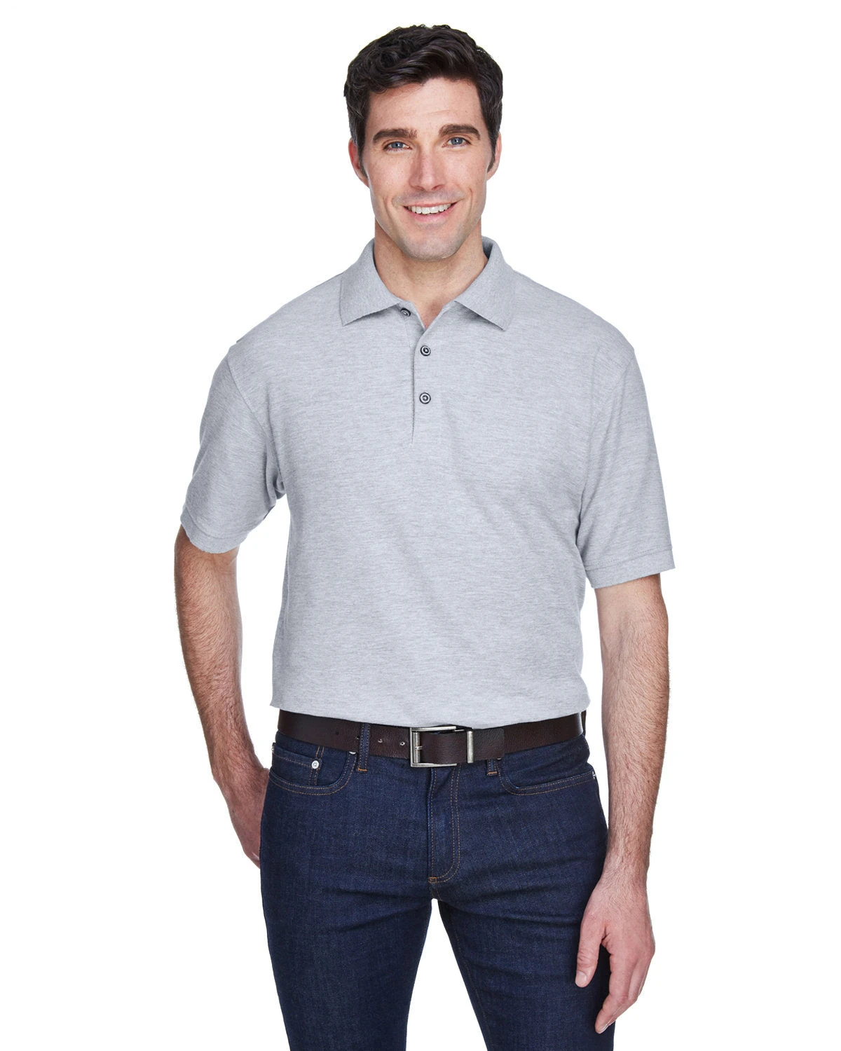 UltraClub Whisper Pique Polo Shirt 8 UltraClub Whisper Pique Polo Shirt - Image 8