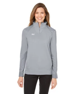 Under Armour Ladies Command Quarter-Zip 17 Under Armour Ladies Command Quarter-Zip -Thread Logic Store Under Armour Ladies Command Quarter Zip GreyWhite XS 7