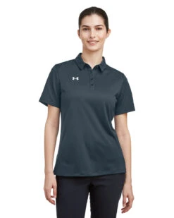 OUTLET-Under Armour Ladies Tech Polo -Thread Logic Store Under Armour Ladies Tech Polo GreyWhite XS 4