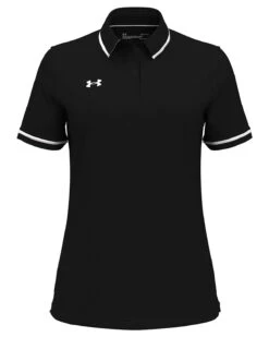 Under Armour Ladies Tipped Teams Performance Polo -Thread Logic Store Under Armour Ladies Tipped Teams Performance Polo BlackWhite XS 7