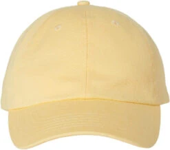 Valucap Adult Bio-Washed Classic Dad’s Cap -Thread Logic Store Valucap Adult Bio Washed Classic Dads Cap Butter OSFA 16