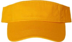 Valucap Bio-Washed Visor -Thread Logic Store Valucap Bio Washed Visor Gold 1 Size 10