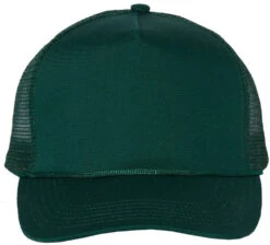 Valucap Five-Panel Mesh-Back Trucker Cap -Thread Logic Store Valucap Five Panel Mesh Back Trucker Cap Forest OSFA 4