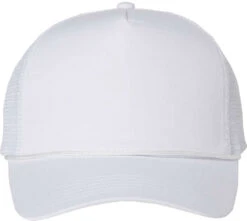 Valucap Five-Panel Mesh-Back Trucker Cap -Thread Logic Store Valucap Five Panel Mesh Back Trucker Cap White OSFA 16