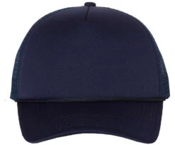 Valucap Foam Mesh-Back Trucker Cap -Thread Logic Store Valucap Foam Mesh Back Trucker Cap NavyNavy OSFA 4