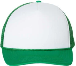 Valucap Foam Mesh-Back Trucker Cap -Thread Logic Store Valucap Foam Mesh Back Trucker Cap WhiteKelly OSFA 13