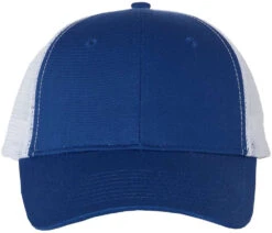 Valucap Mesh-Back Trucker Cap -Thread Logic Store Valucap Mesh Back Trucker Cap RoyalWhite OSFA 19