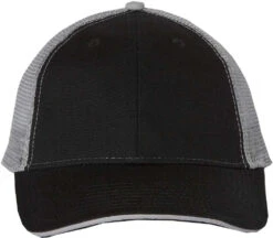 Valucap Sandwich Trucker Cap 27 Valucap Sandwich Trucker Cap -Thread Logic Store Valucap Sandwich Trucker Cap BlackGrey OSFA 7