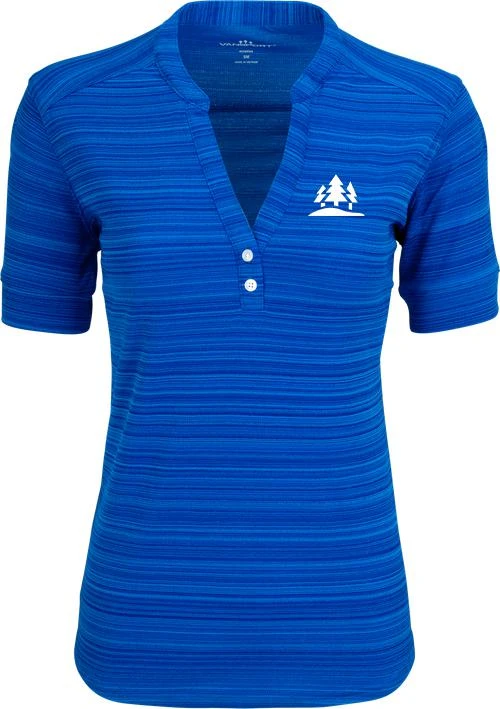 Vansport Ladies Strata Textured Henley 2 Vansport Ladies Strata Textured Henley - Image 2