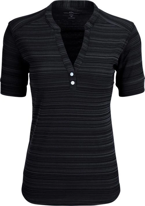 Vansport Ladies Strata Textured Henley 5 Vansport Ladies Strata Textured Henley - Image 5