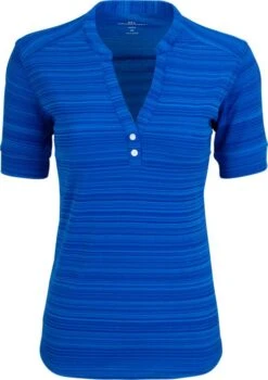 Vansport Ladies Strata Textured Henley 12 Vansport Ladies Strata Textured Henley -Thread Logic Store Vansport Ladies Strata Textured Henley Electric Blue S 3
