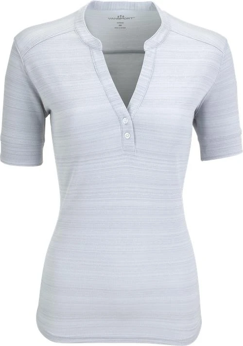 Vansport Ladies Strata Textured Henley 7 Vansport Ladies Strata Textured Henley - Image 7