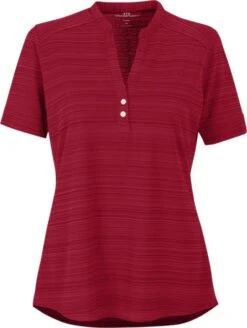 Vansport Ladies Strata Textured Henley 16 Vansport Ladies Strata Textured Henley -Thread Logic Store Vansport Ladies Strata Textured Henley Sport Red S 7
