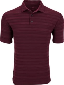 Vansport Strata Textured Polo -Thread Logic Store Vansport Strata Textured Polo Deep Maroon S 5