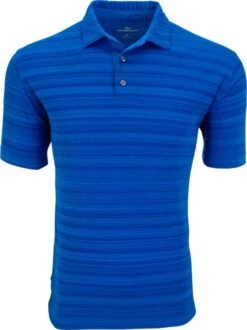 Vansport Strata Textured Polo -Thread Logic Store Vansport Strata Textured Polo Electric Blue S 3
