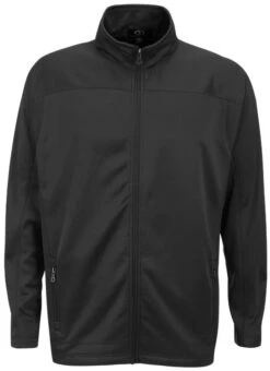 Vantage Brushed Back Micro-Fleece Full-Zip Jacket -Thread Logic Store Vantage Brushed Back Micro Fleece Full Zip Jacket Dark Grey S 5