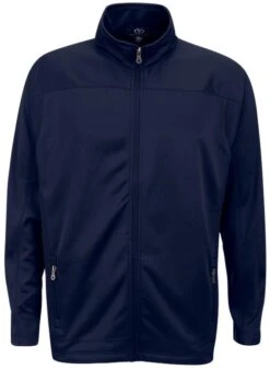 Vantage Brushed Back Micro-Fleece Full-Zip Jacket -Thread Logic Store Vantage Brushed Back Micro Fleece Full Zip Jacket Navy S 6
