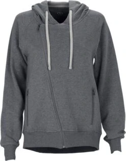 Vantage Ladies Fleece Moto Jacket -Thread Logic Store Vantage Ladies Fleece Moto Jacket Dark Steel S 5