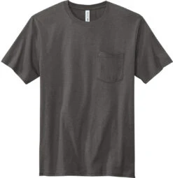 Volunteer Knitwear All-American Pocket Tee -Thread Logic Store Volunteer Knitwear All American Pocket Tee Grey Steel S 9