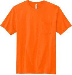 Volunteer Knitwear All-American Pocket Tee -Thread Logic Store Volunteer Knitwear All American Pocket Tee Safety Orange S 17