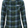 Weatherproof Ladies Vintage Brushed Flannel Long Sleeve Shirt