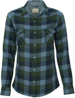 Weatherproof Ladies Vintage Brushed Flannel Long Sleeve Shirt -Thread Logic Store Weatherproof Ladies Vintage Brushed Flannel Long Sleeve Shirt NavyGreen S 10