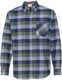 Weatherproof Vintage Brushed Flannel Long Sleeve Shirt  -Thread Logic Store Weatherproof Vintage Brushed Flannel Long Sleeve Shirt NavyGreen S 10