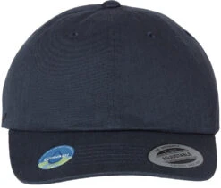 YP Classics Eco-Washed Dad Cap -Thread Logic Store YP Classics Eco Washed Dad Cap Navy OSFA 4