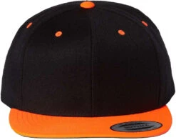 YP Classics Flat Bill Snapback Cap -Thread Logic Store YP Classics Flat Bill Snapback Cap BlackNeon Orange OSFA 7