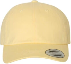 YP Classics Peached Twill Dad's Cap -Thread Logic Store YP Classics Peached Twill Dads Cap Yellow OSFA 19
