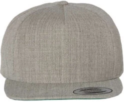 YP Classics Wool Blend Snapback Cap -Thread Logic Store YP Classics Wool Blend Snapback Cap Heather Grey OSFA 7